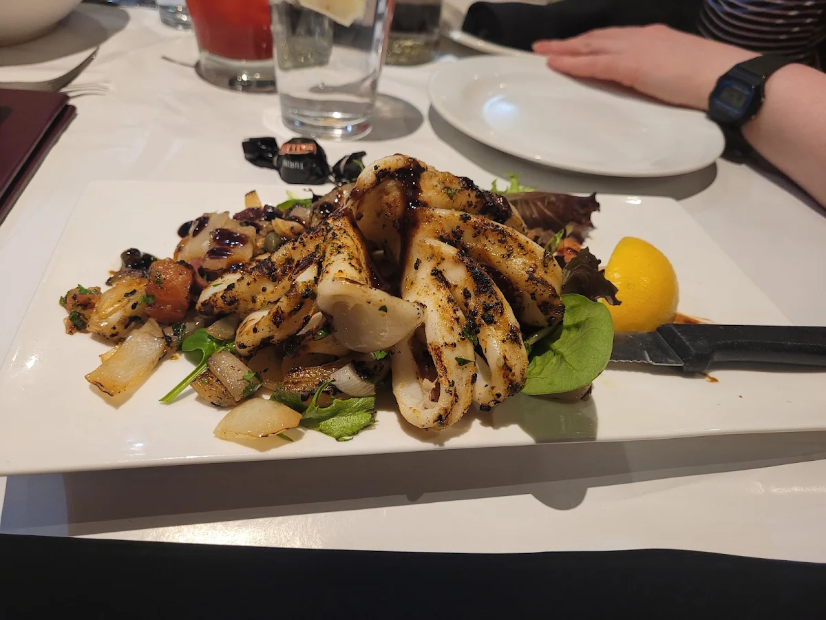 Grilled Calamari Appetizer