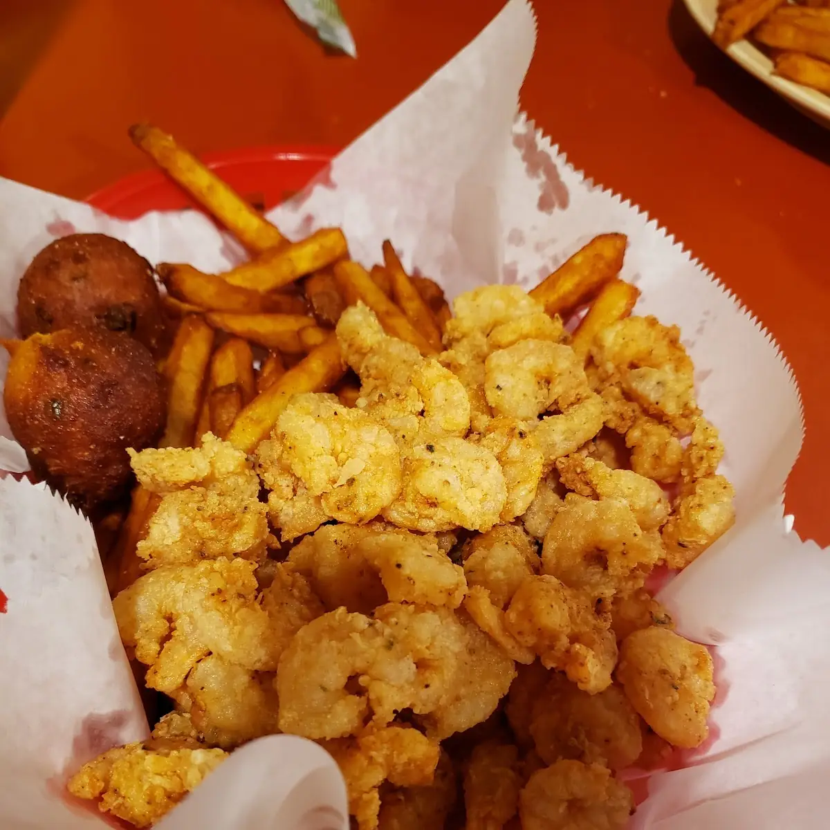 Popcorn Shrimp Basket