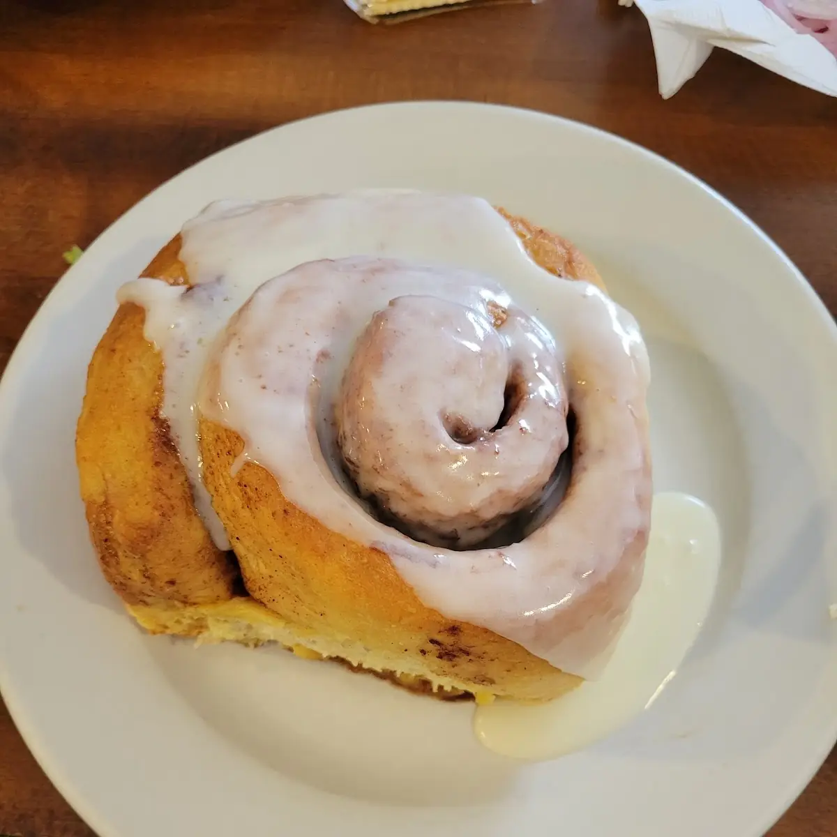 Warm Cinnamon Roll