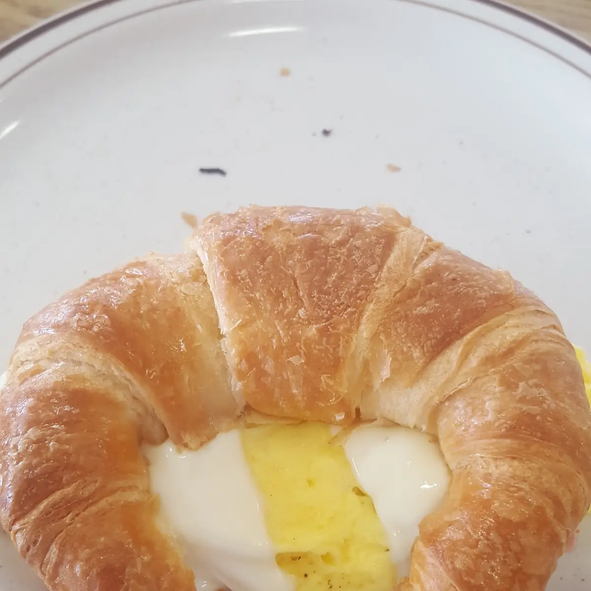 Bacon Egg Cheese Croissant