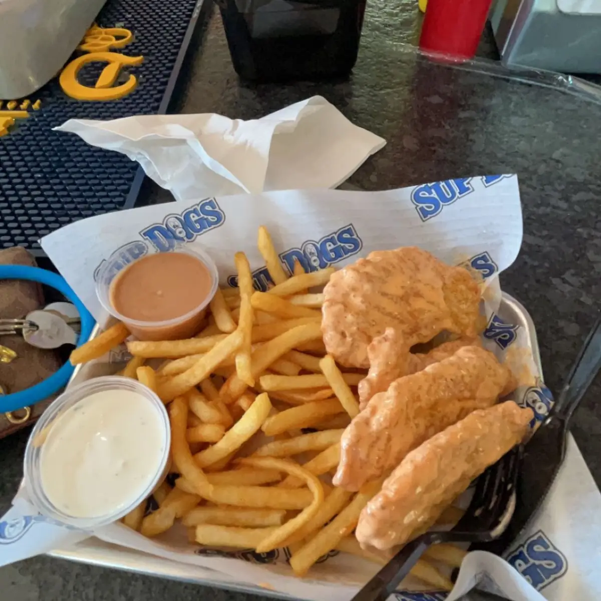 Buffalo Chicken Strip Meal