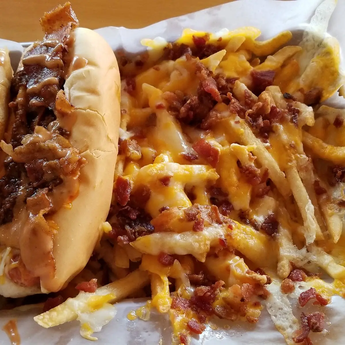 World Class Bacon Cheese Fries