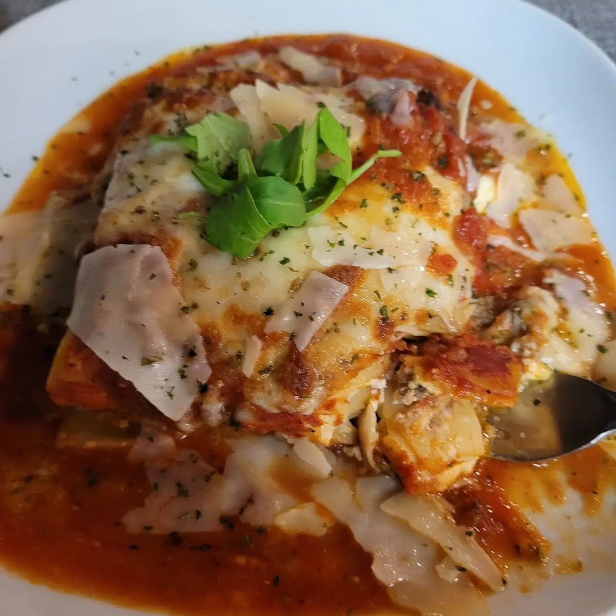 Baked Lasagna with Tomato Sauce
