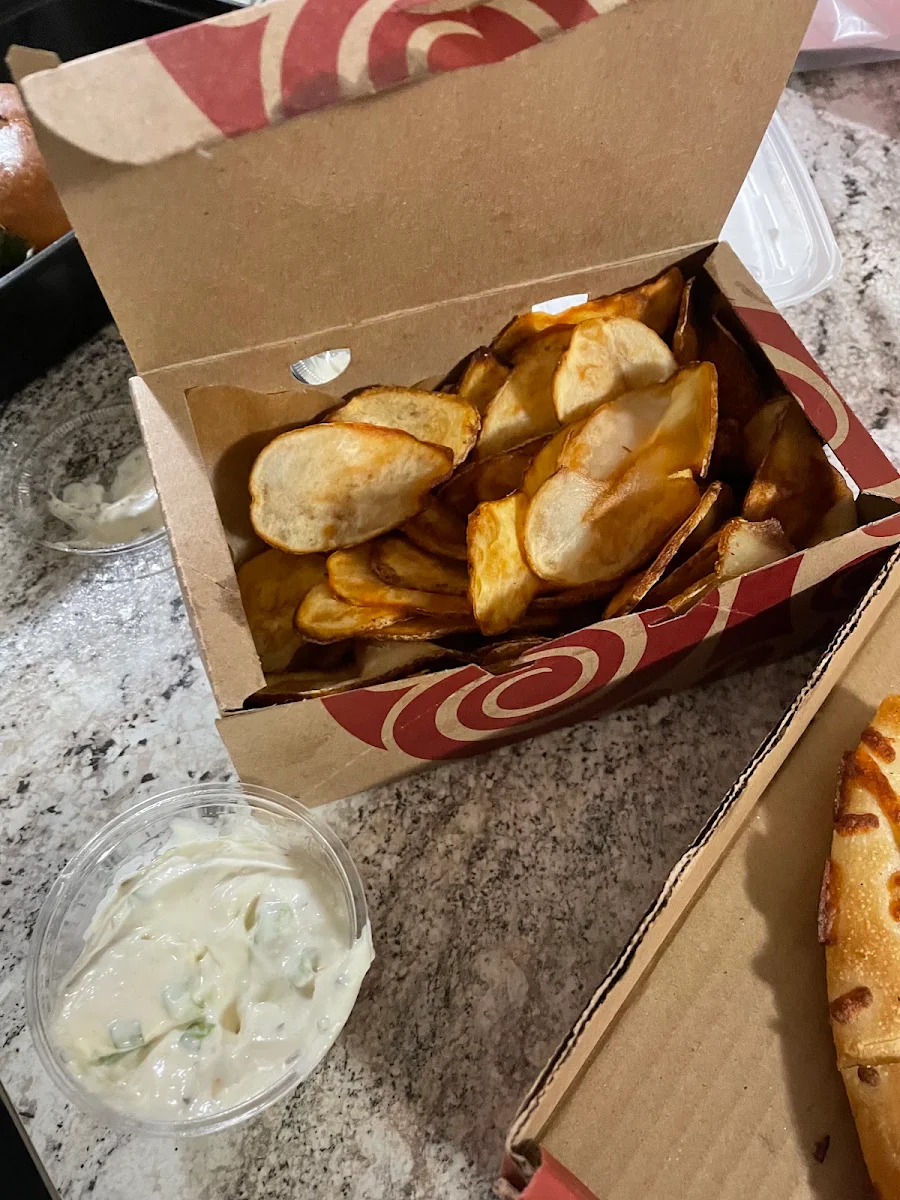 Cactus Chips and Dipping Sauce, Boston Pizza