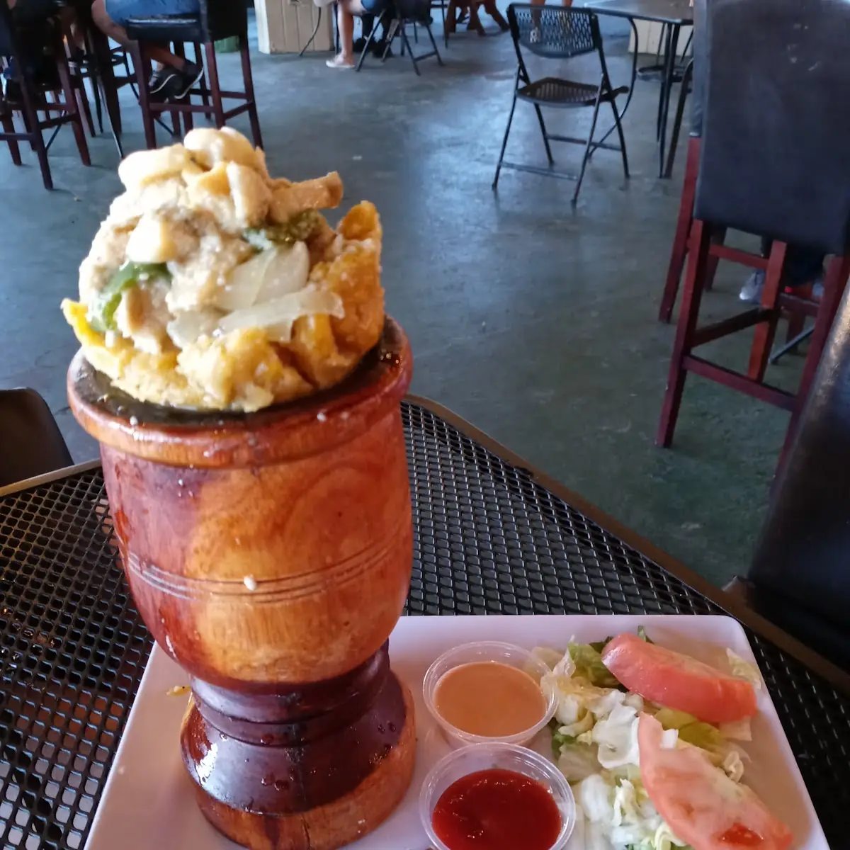 Conch Meat Stuffed Mofongo
