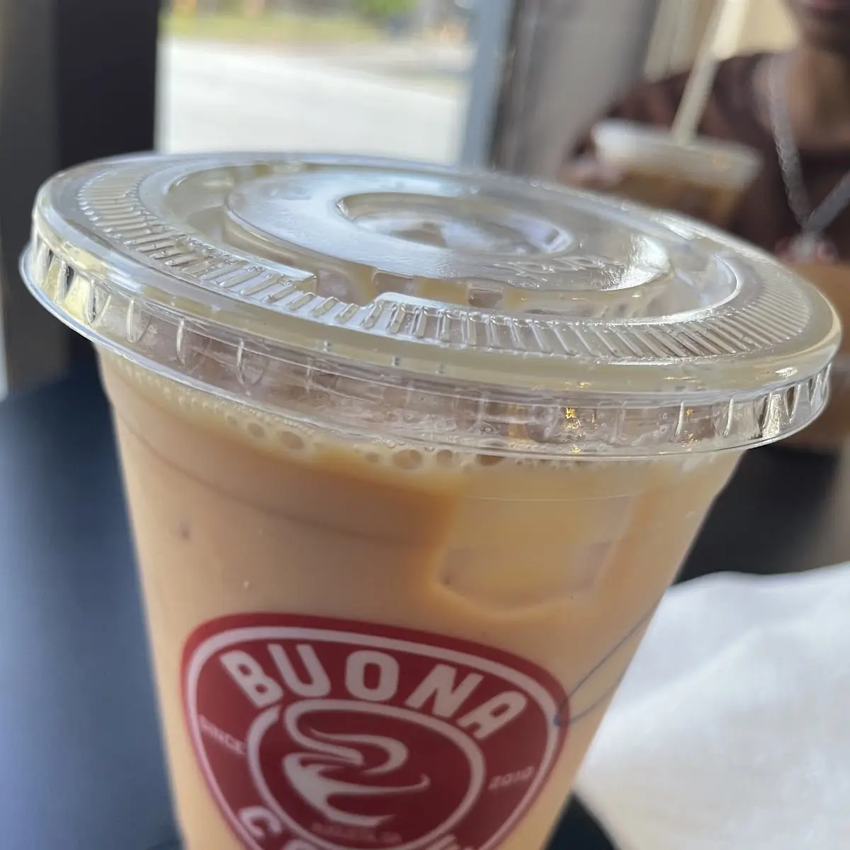 Iced Mocha Made with Oatmilk
