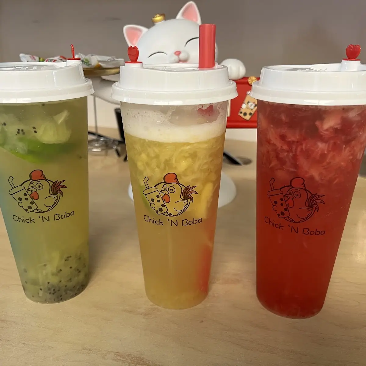 Strawberry Milk Tea Taro Milk Tea