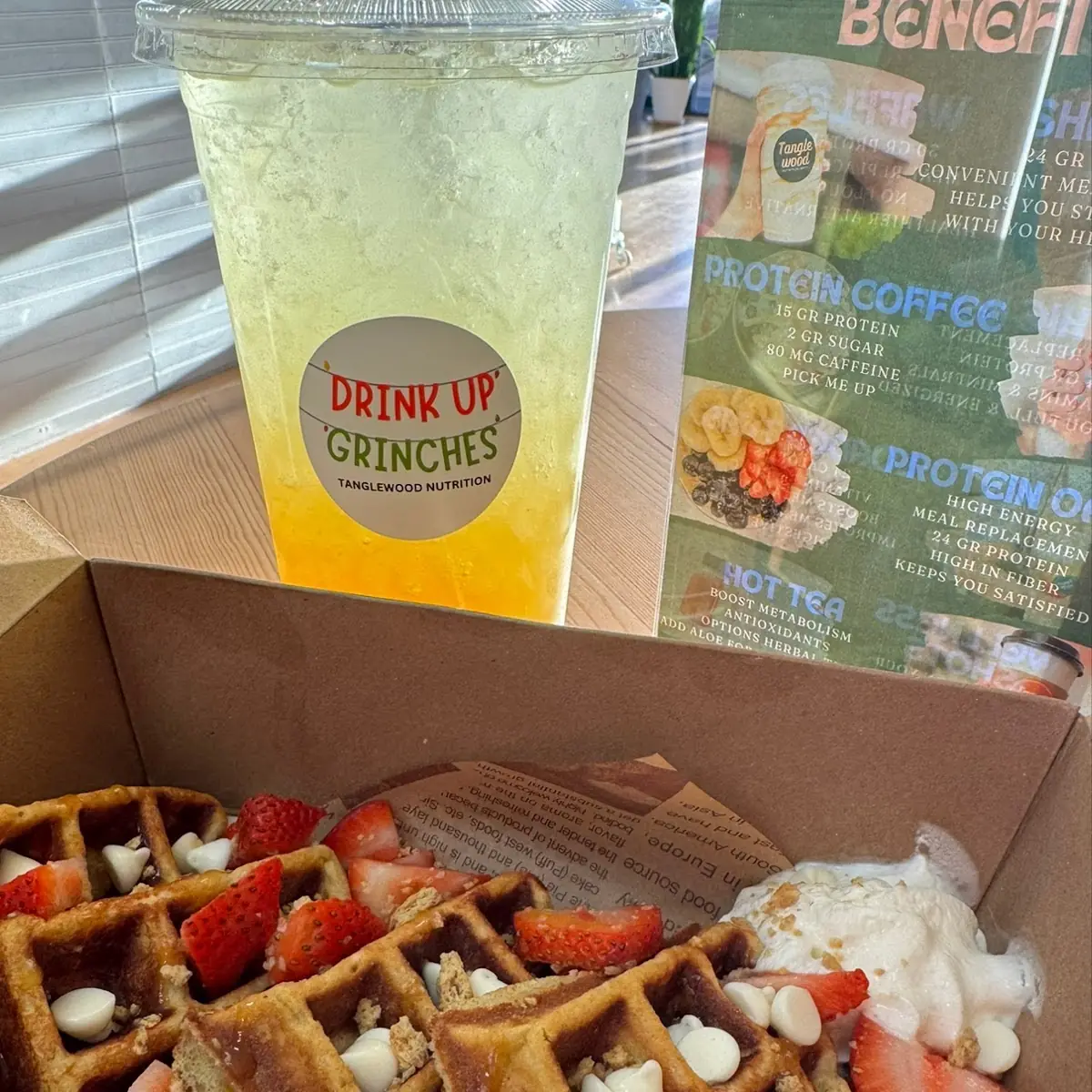 Strawberry Shortcake Waffles