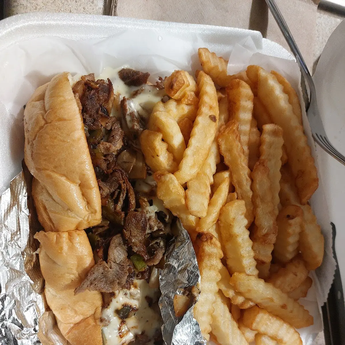 Philly Cheese Steak Lunch