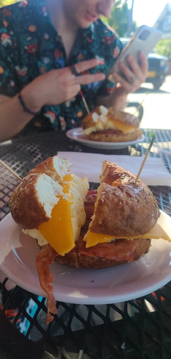 Breakfast Bagel Sandwich