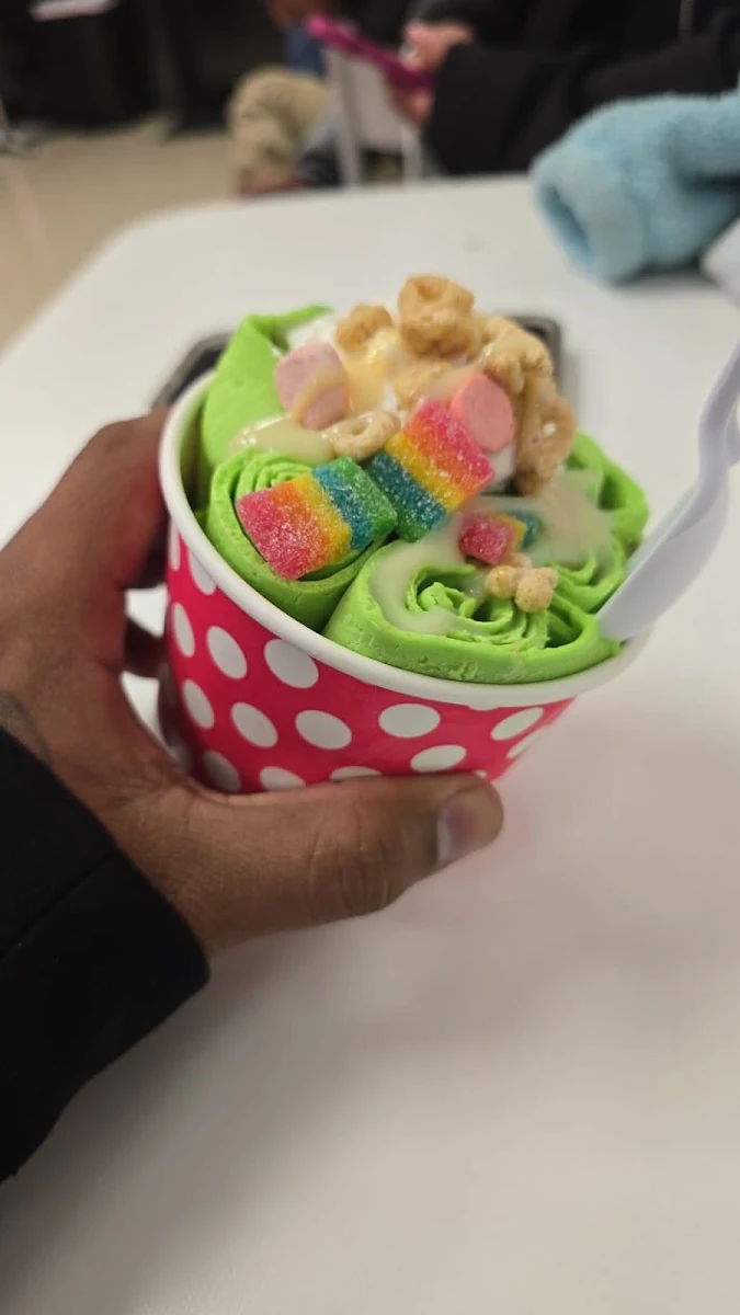 Lucky Charms Rolled Ice Cream