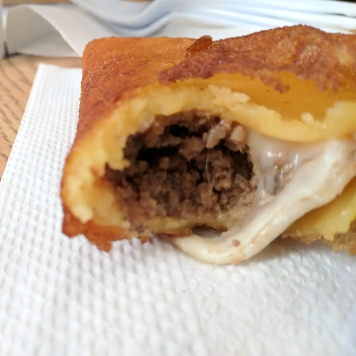 Ground Beef and Cheese Empanada