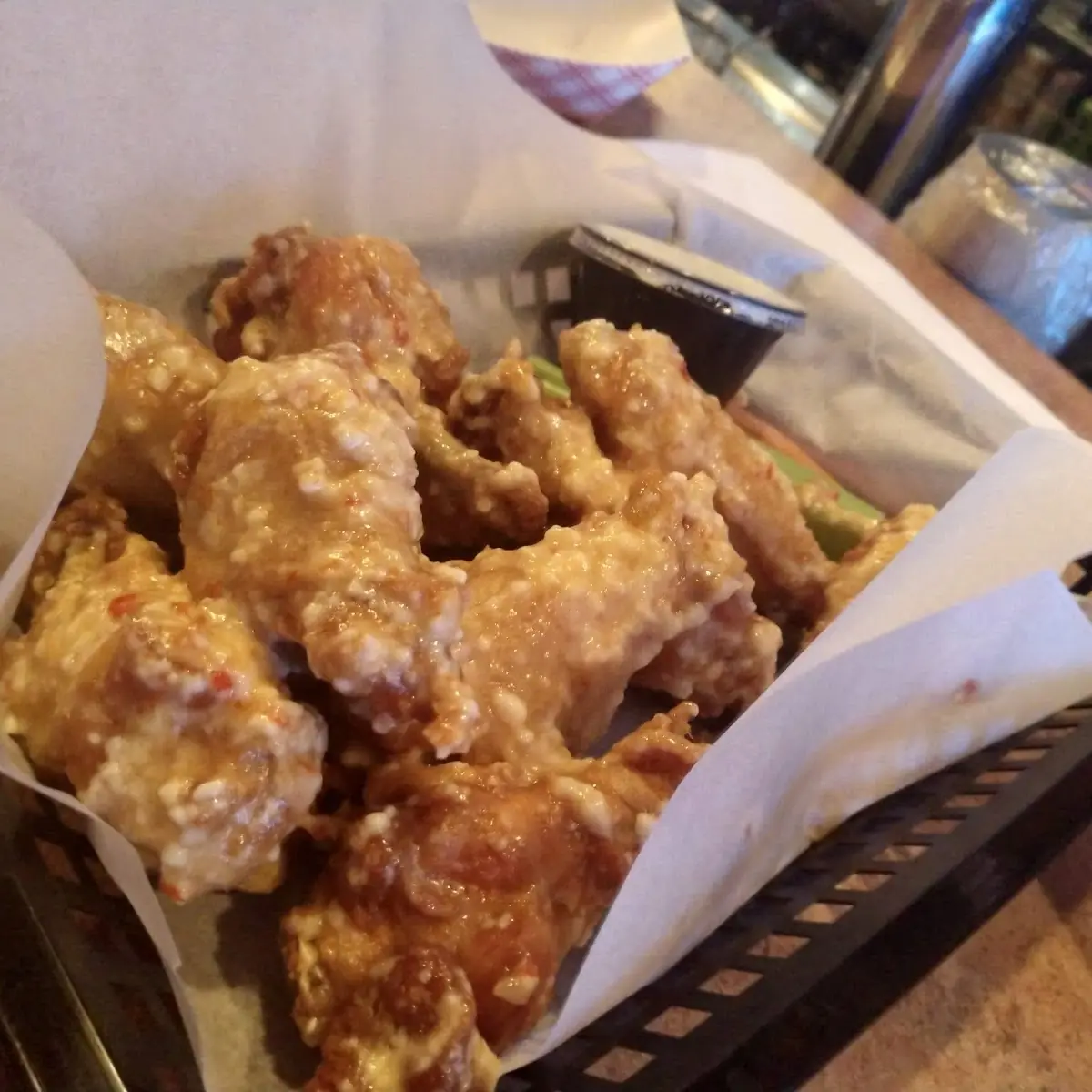 Crab Rangoon Chicken Wings Dinner