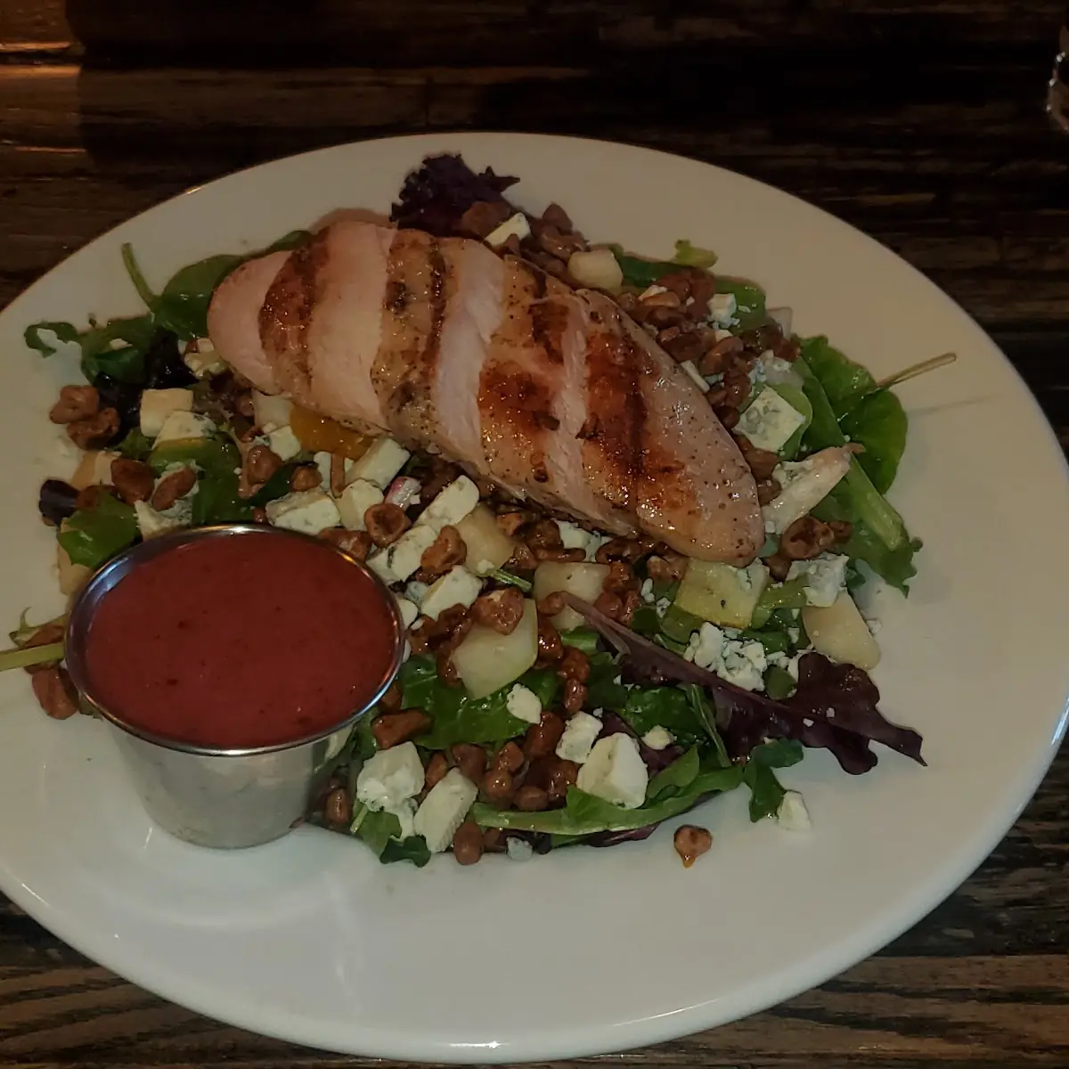 Pear Salad with Chicken