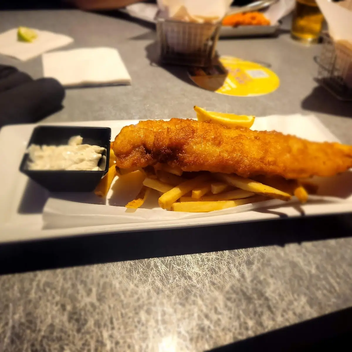 Bass Ale Battered Fish & Chips