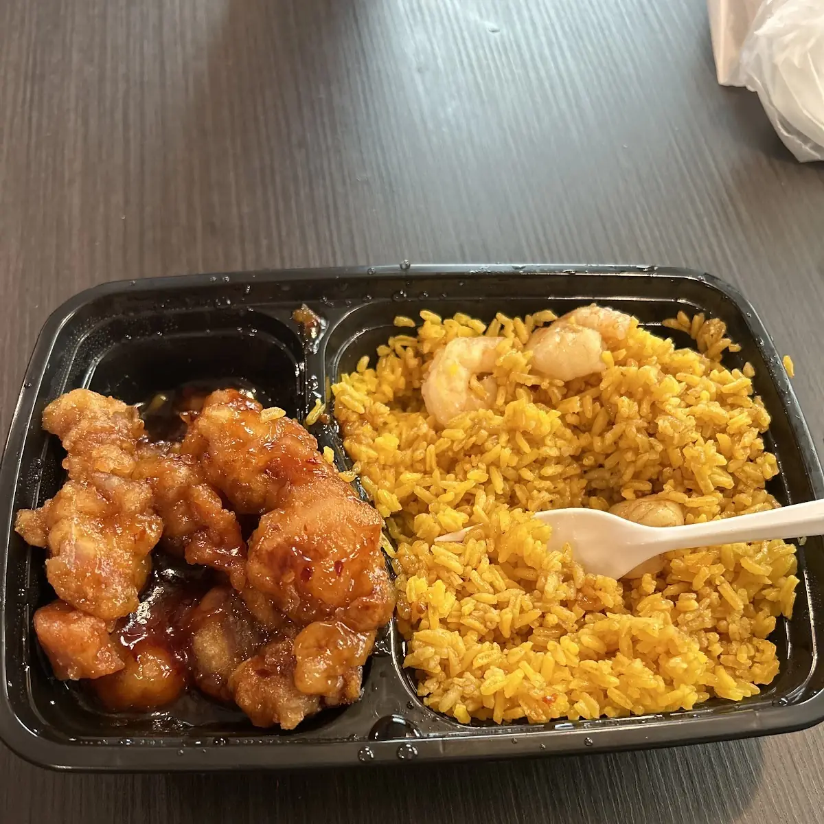 General TSO's Chicken with Vegetable Fried Rice