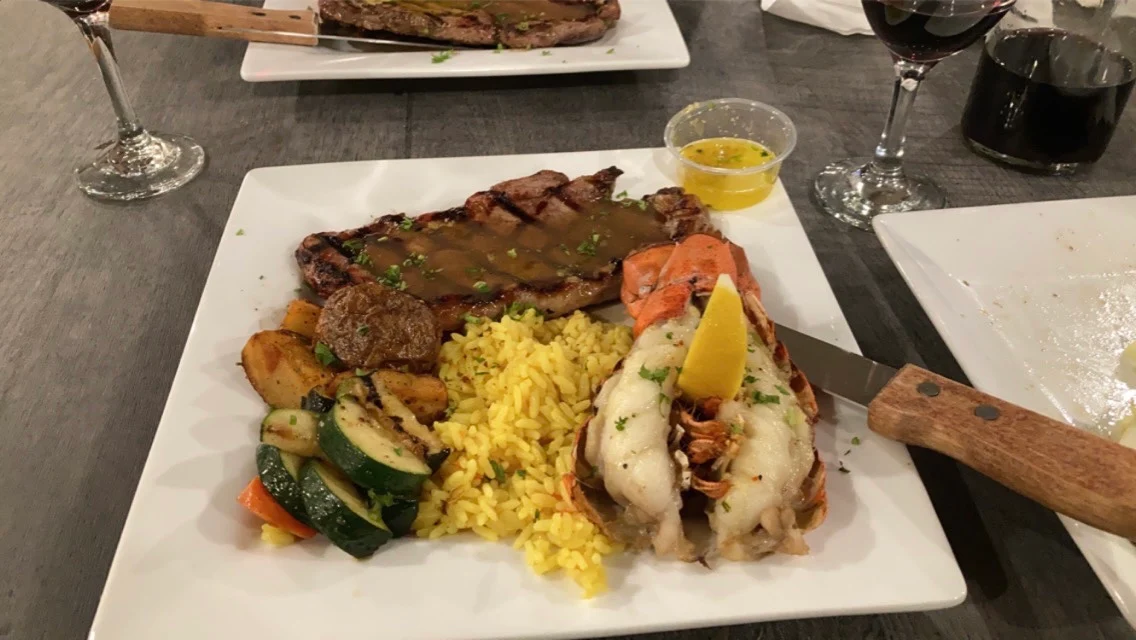 Sirloin Steak with Lobster Tail