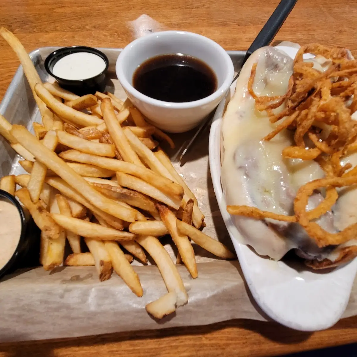 French Dip with Fries