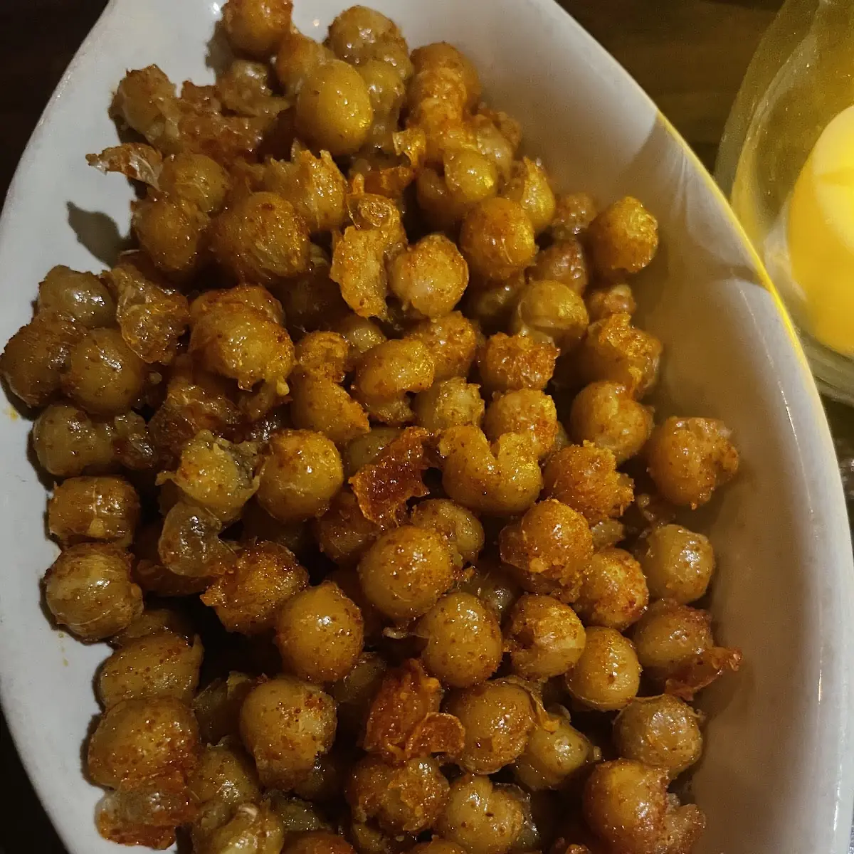 Fried Chickpeas with Curry & Sea Salt