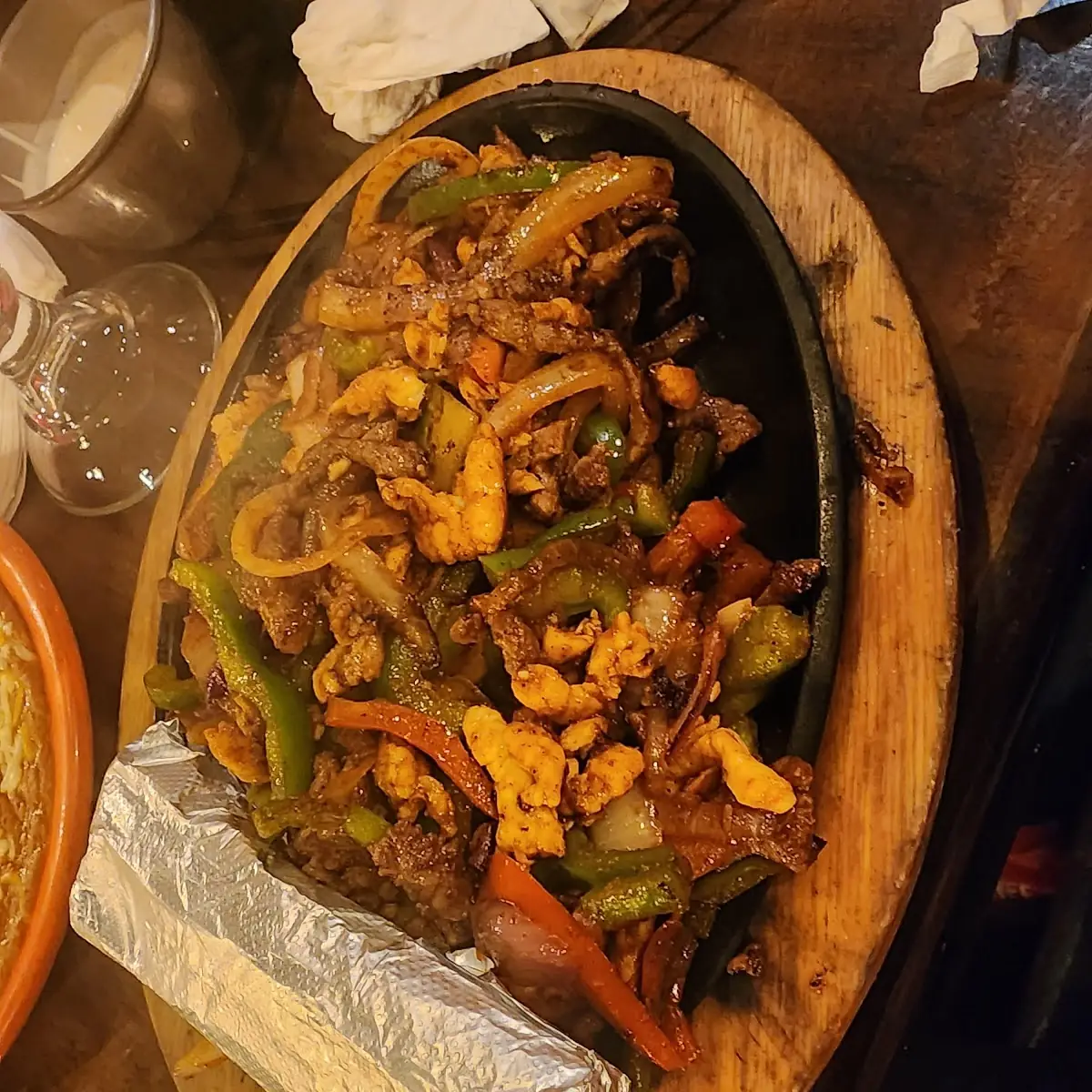 Chicken and Steak Fajitas