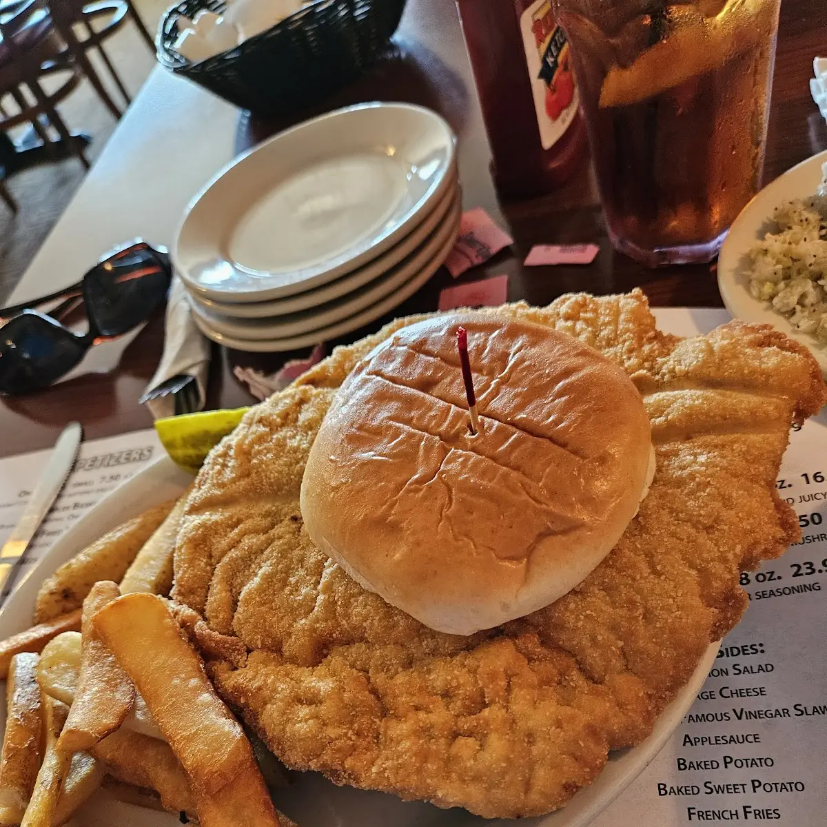 Breaded Pork Tenderloin Sandwich