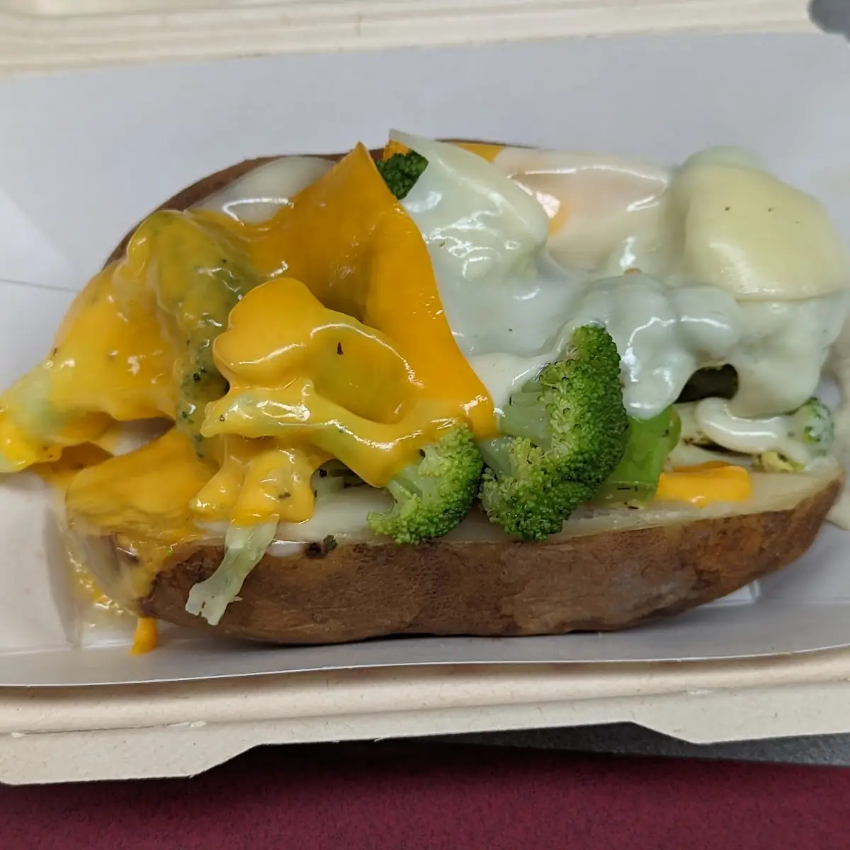 Baked Potato with Broccoli and Cheese