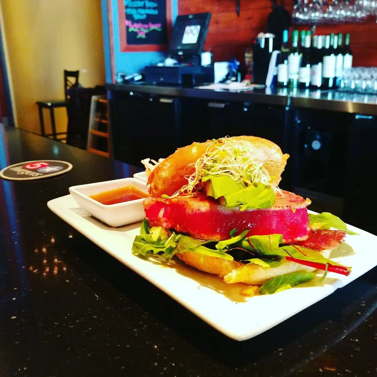 Miso Ahi Tuna Sandwich