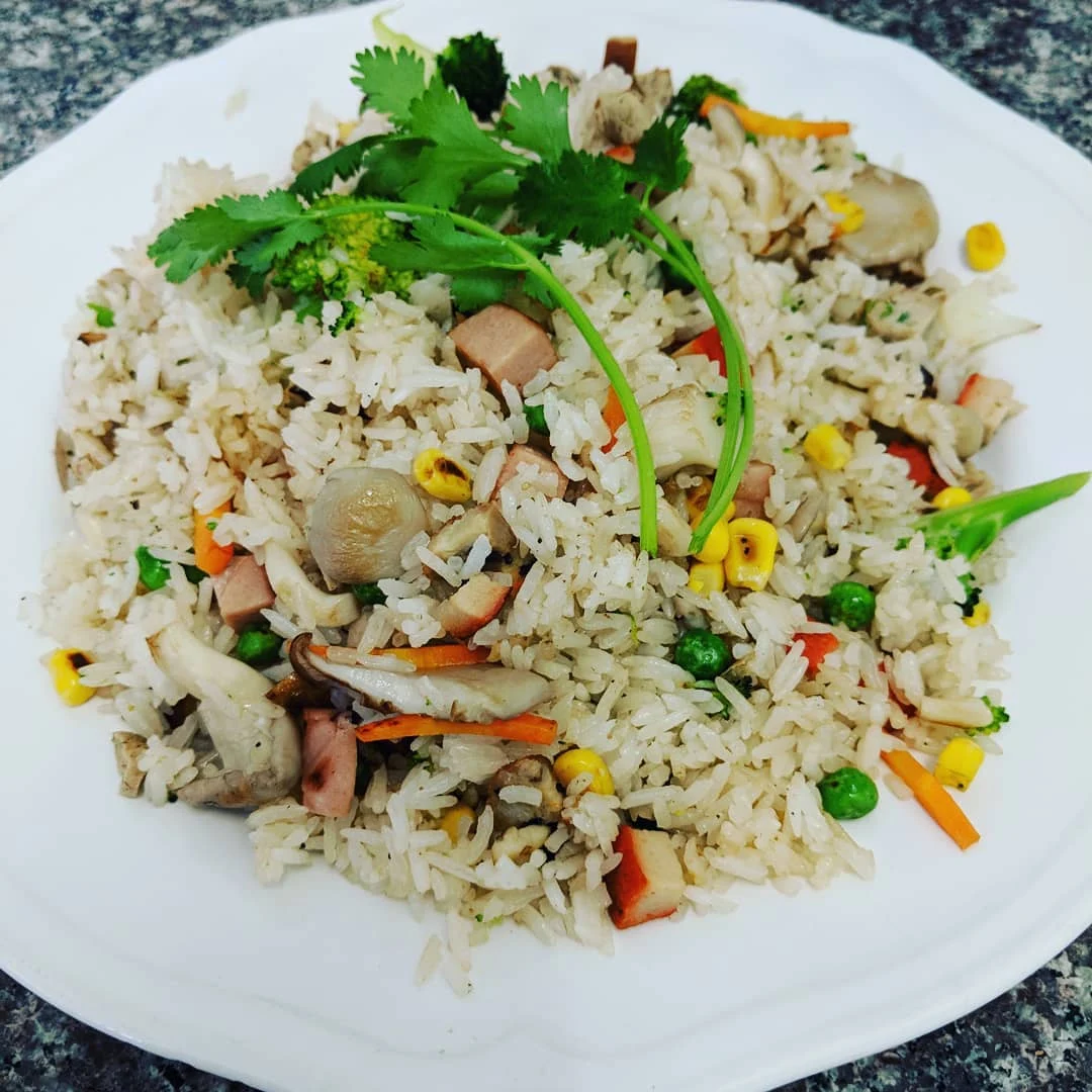 Combination Rice, Tinh Lac Vietnamese Vegetarian Restaurant