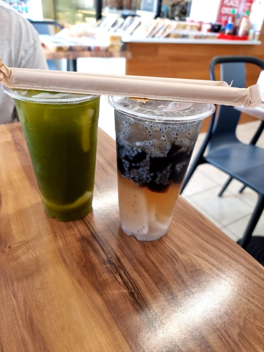Grass Jelly with Coconut Juice, Tinh Lac Vietnamese Vegetarian Restaurant