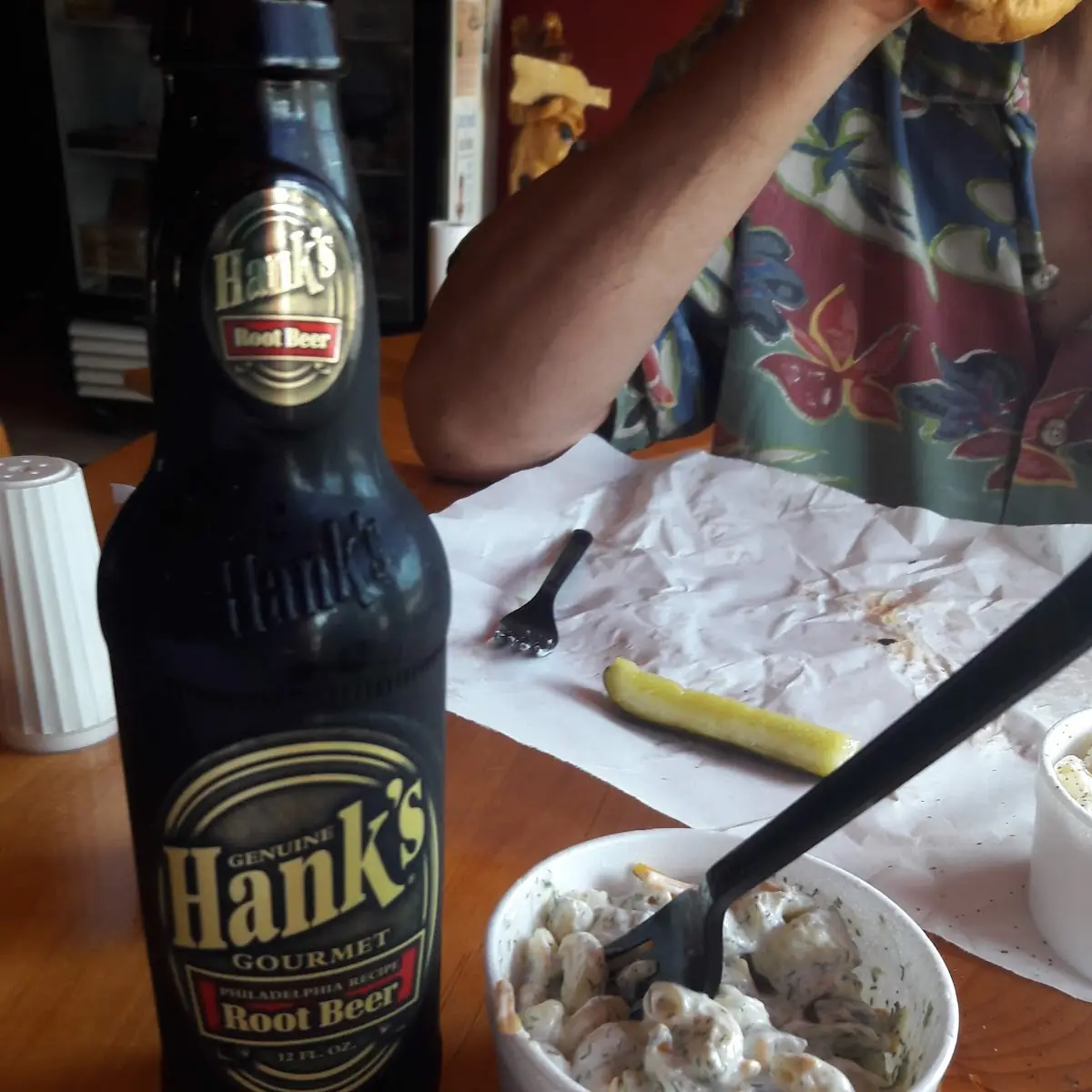 Root Beer and Mac Salad