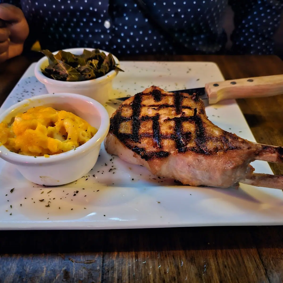 Pork Chops Macaroni Cheese