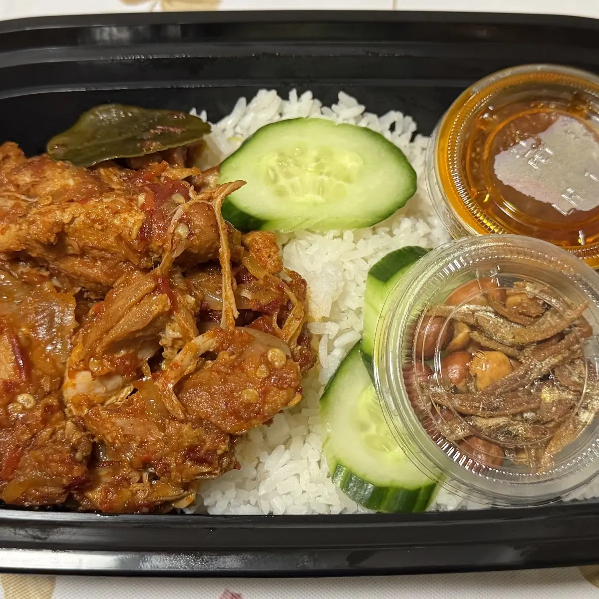 Nasi Lemak with Sambal Chicken