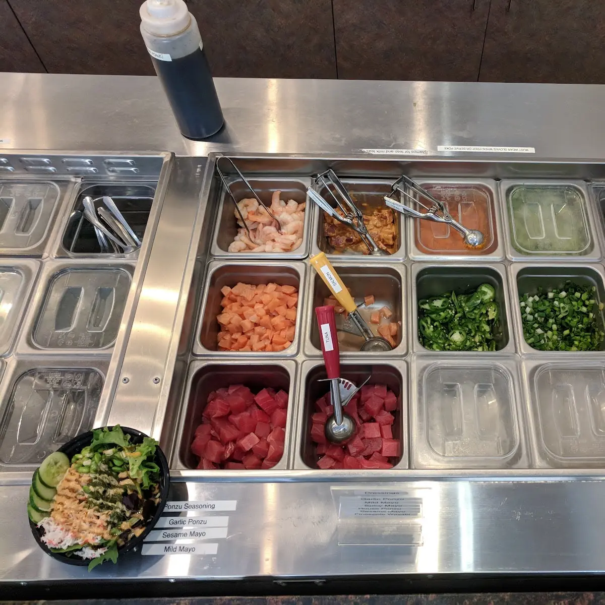 Poke Bowl Selection