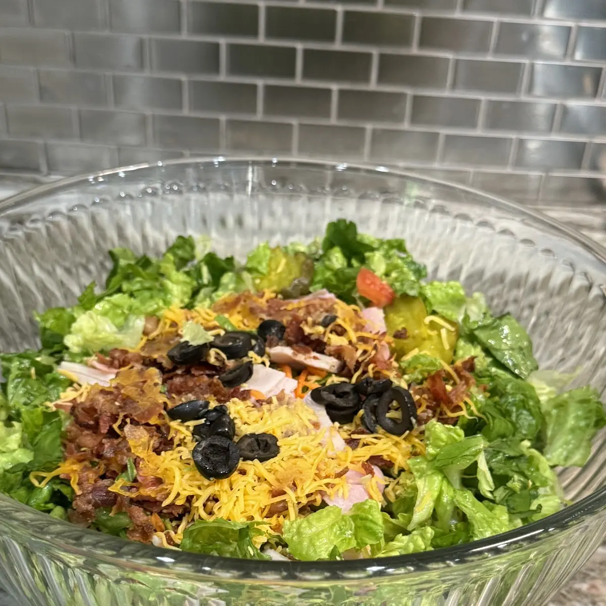 With Tossed Salad