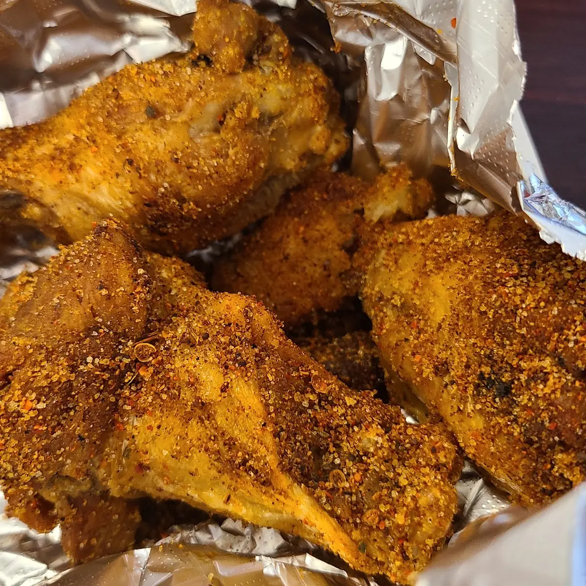 BBQ Dry Rub Wings