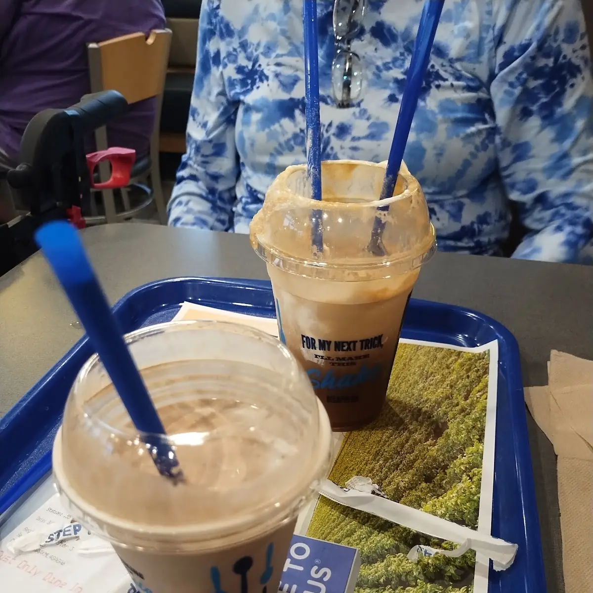 Root Beer Float and Chocolate Milkshake