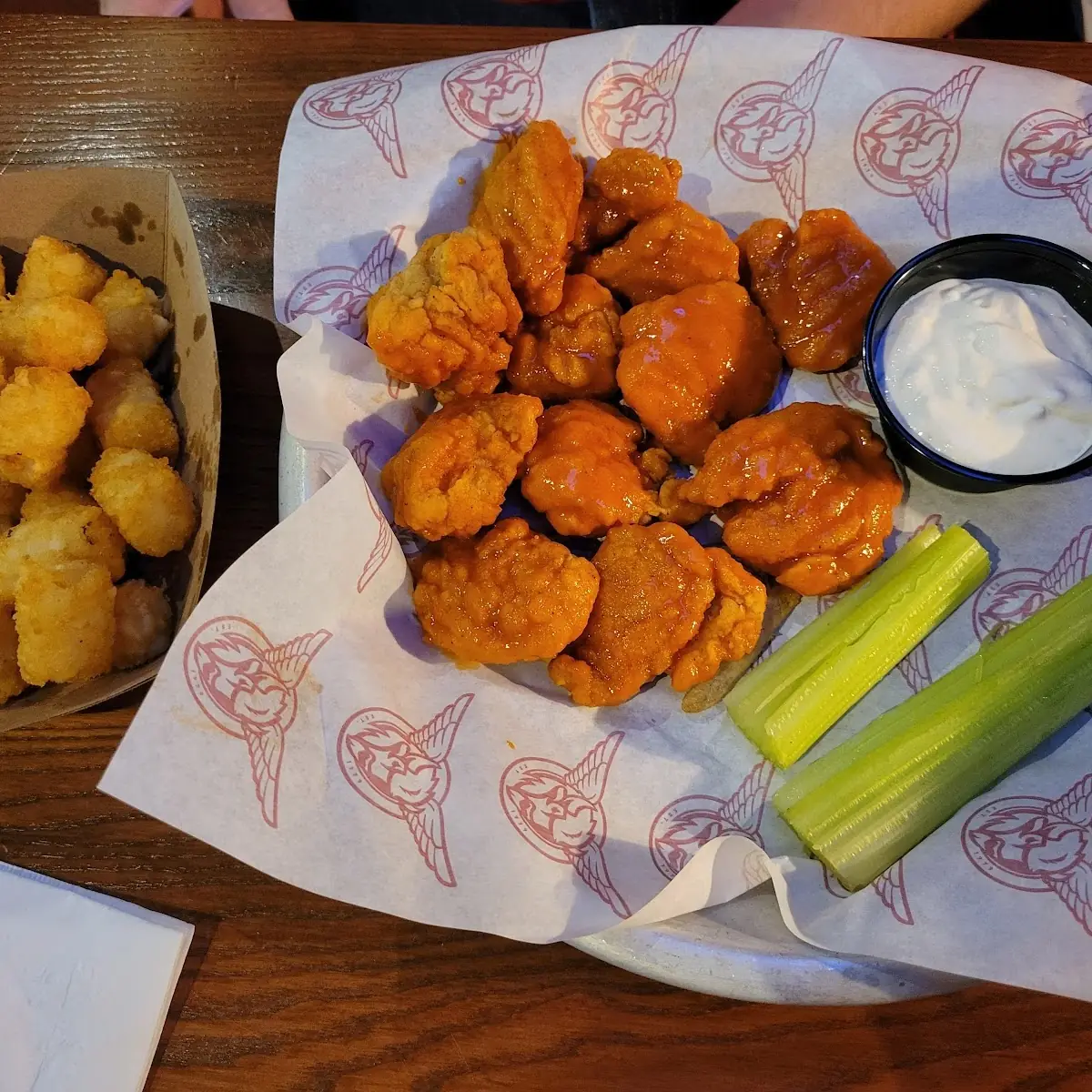 Mild Buffalo Chicken with Tots