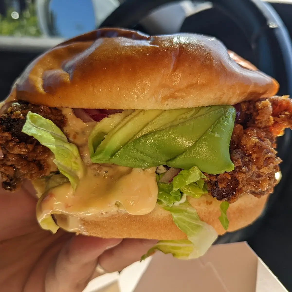 Queso Chicken Sandwich