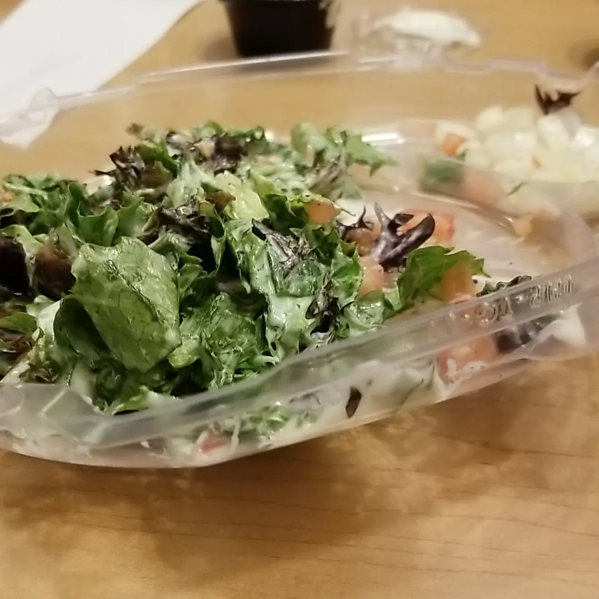 Side Salad with Ranch Dressing