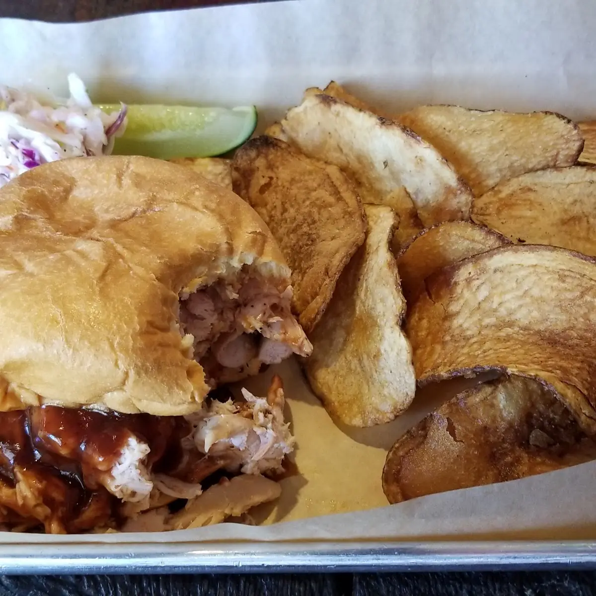 Pulled Chicken Sandwich