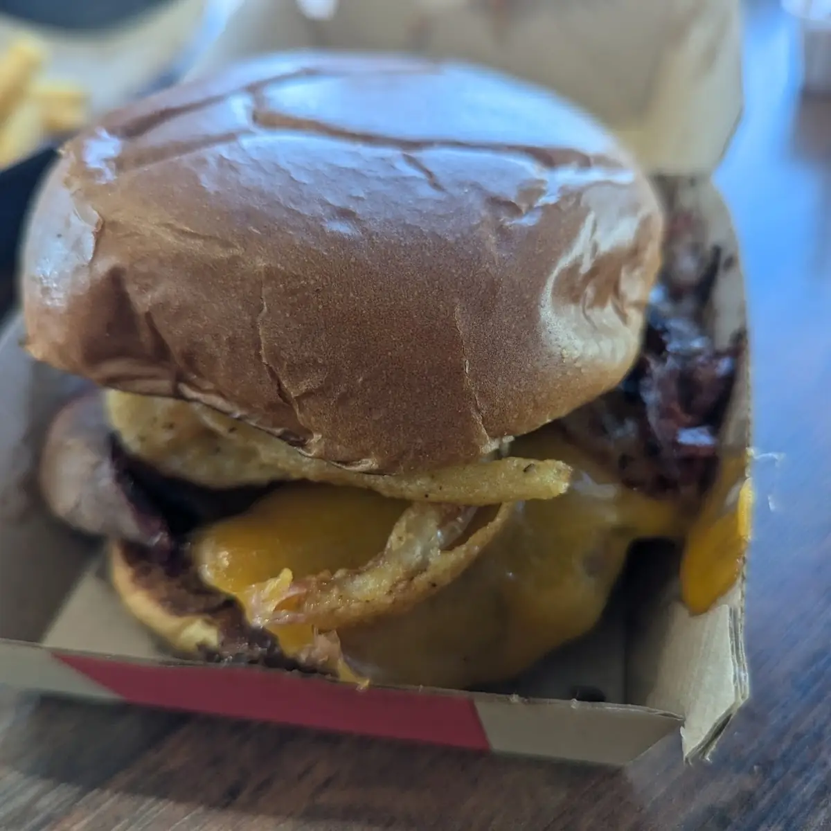 Quarter Pound Chopped Brisket Sandwich