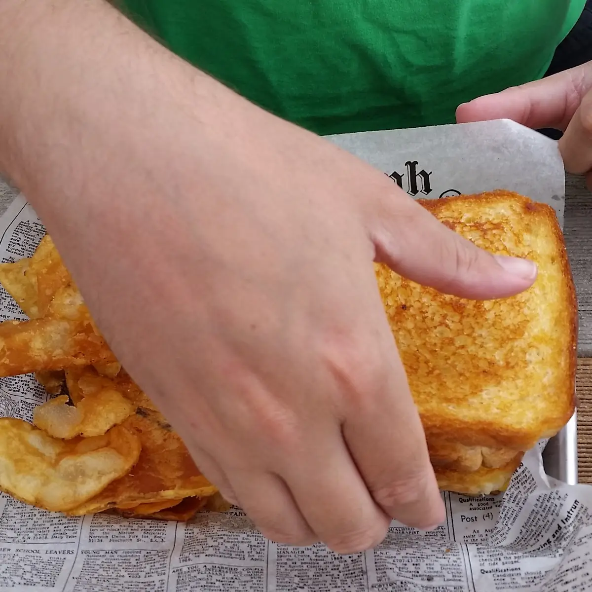 Grilled Cheese and Fries