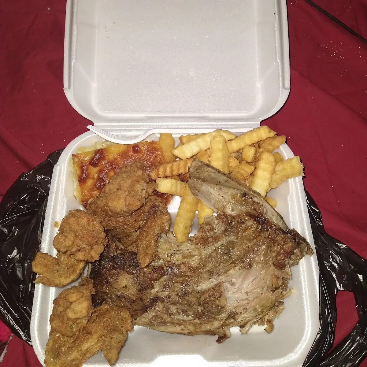 Fried Pork Chop and Neck Bones