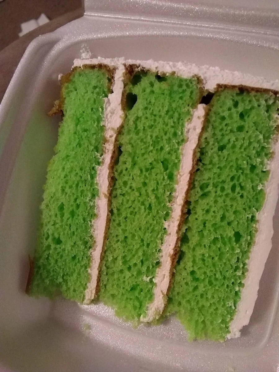 Key Lime Cake Slice