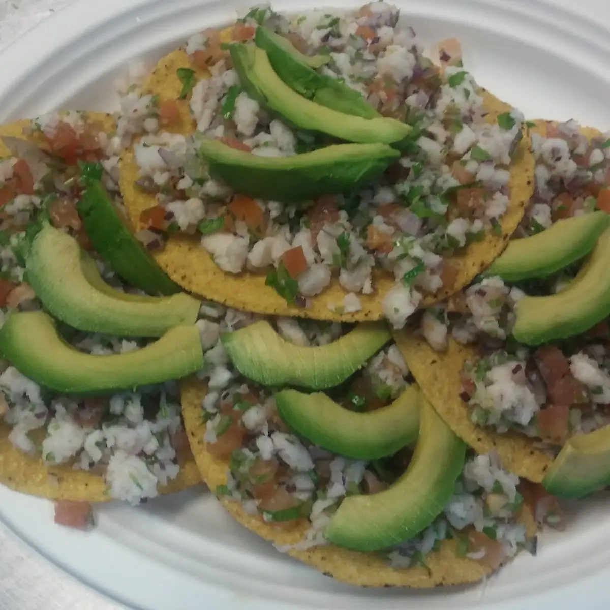 Fish Ceviche Tostada