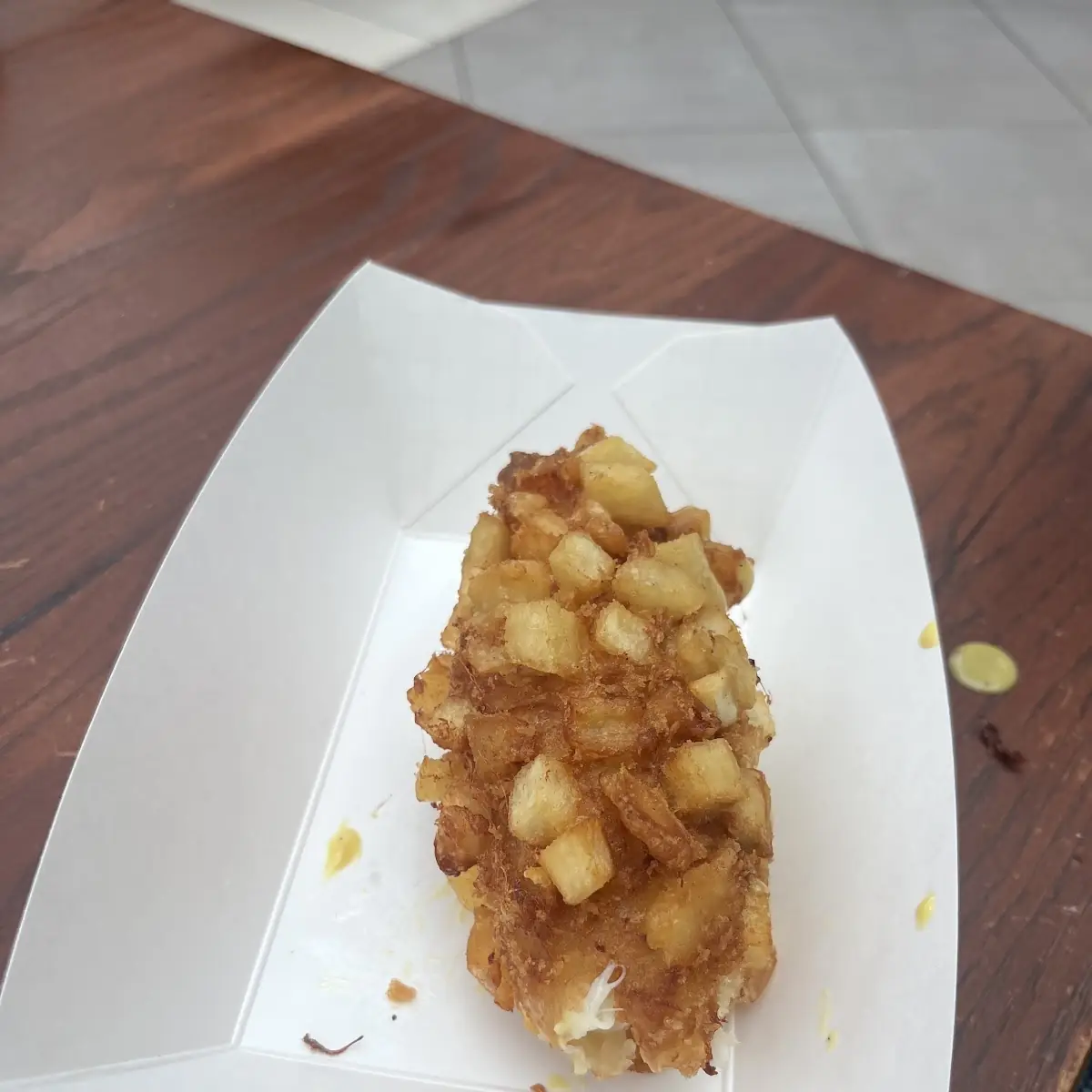 Deep Fried Potato Corn Dog