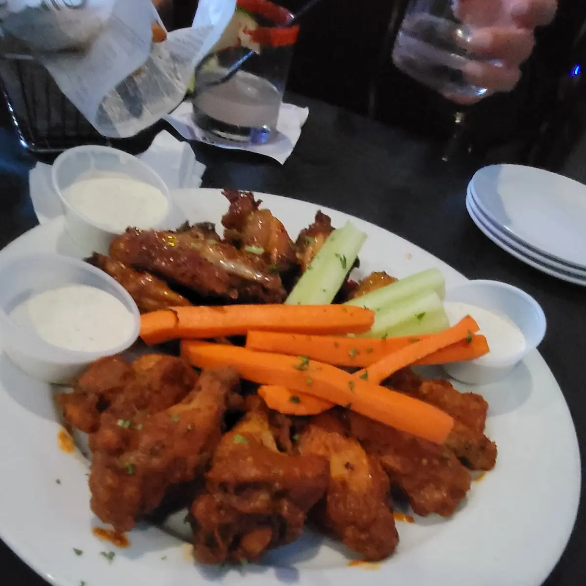 Habanero Wings and Fries