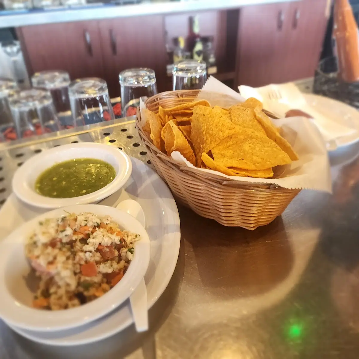 Chips and Salsa Verde