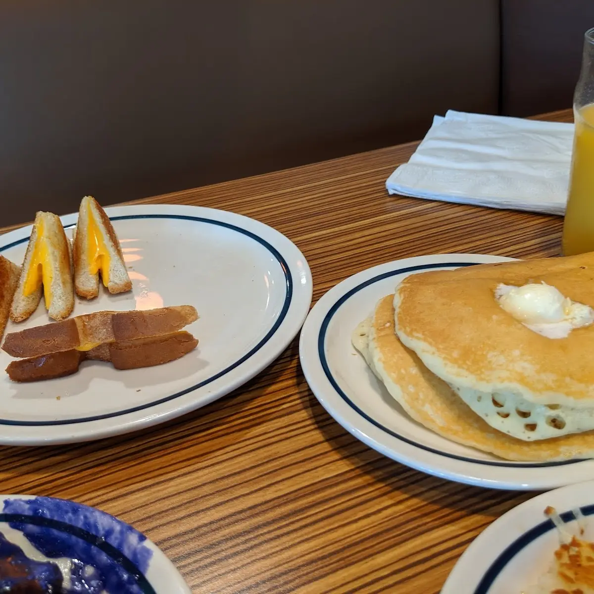 Grilled Cheese and Pancakes
