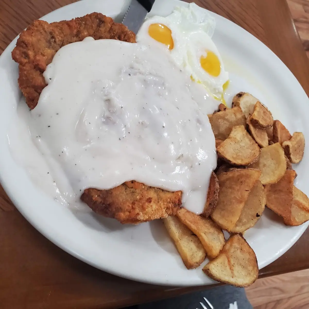 Country Fried Steak & Eggs